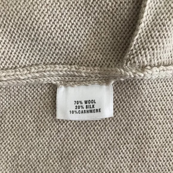 St.John Sport Hoodie Cadigan L Wool Silk Cashmere - Picture 3 of 11